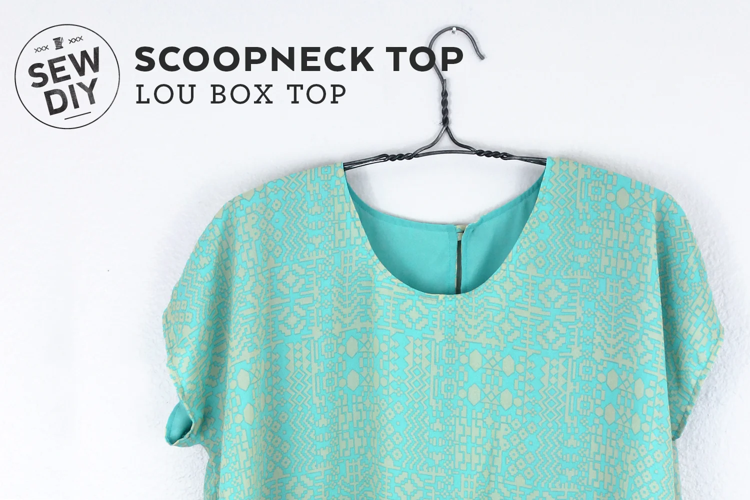 DIY Scoopneck Top Lou Box Top — Sew DIY